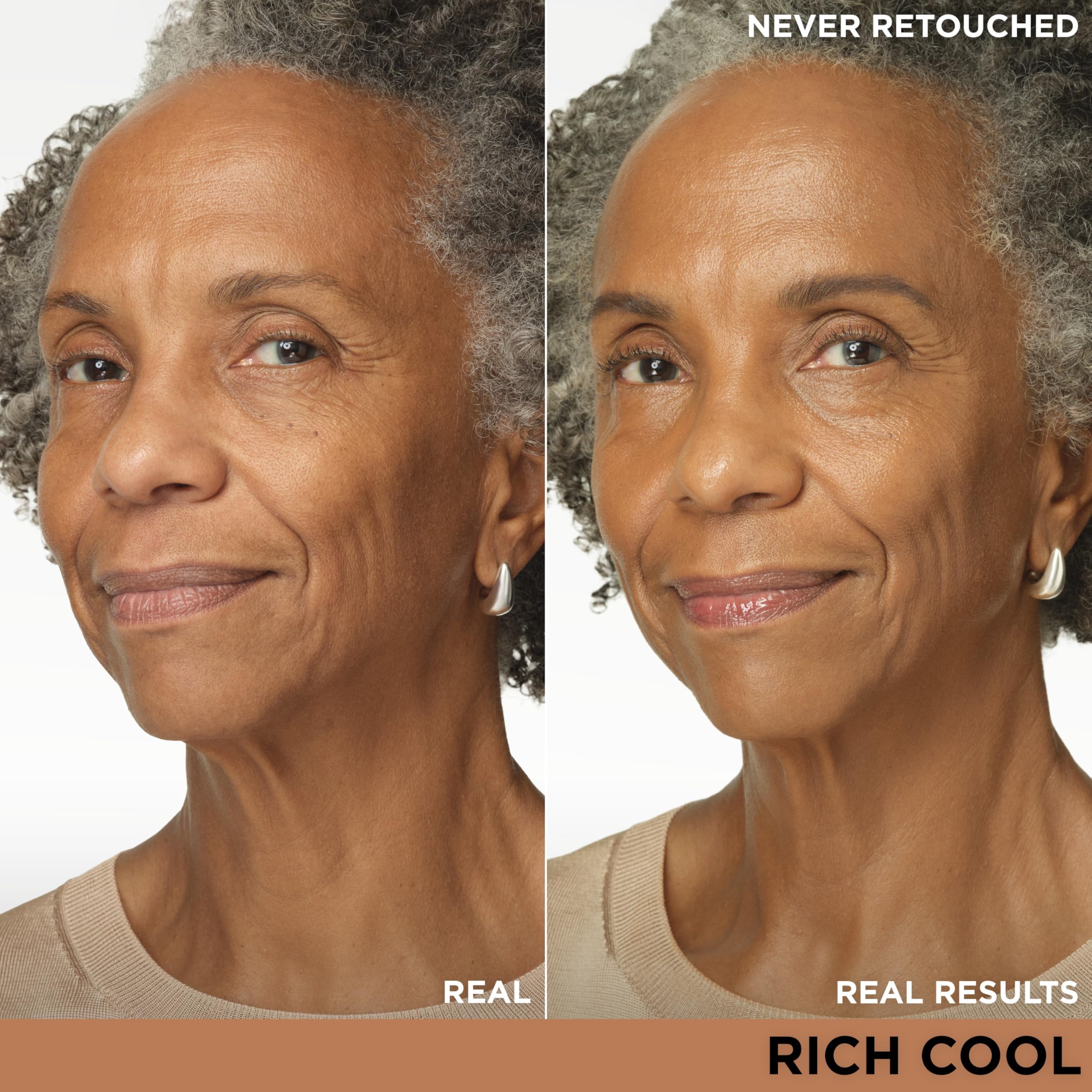 Swirl of CC+ Nude Glow serum demonstrates brightening glow