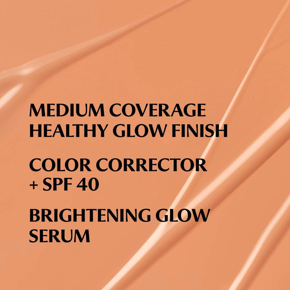 IT Cosmetics CC+ Nude Glow Tan Cool buildable coverage on the face.