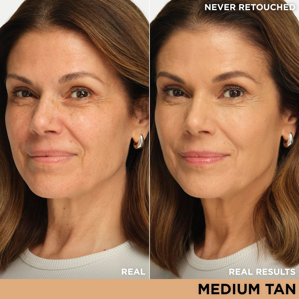 IT Cosmetics CC+ Cream Travel swatches-on-skin show true-to-tone color correction