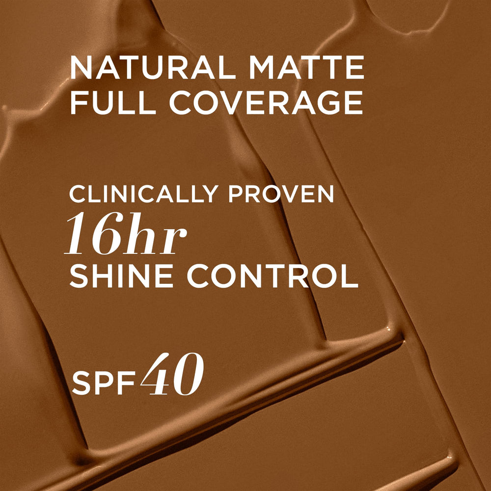 Swirl of IT Cosmetics CC+ Natural Matte Deep Honey texture showing pore blur