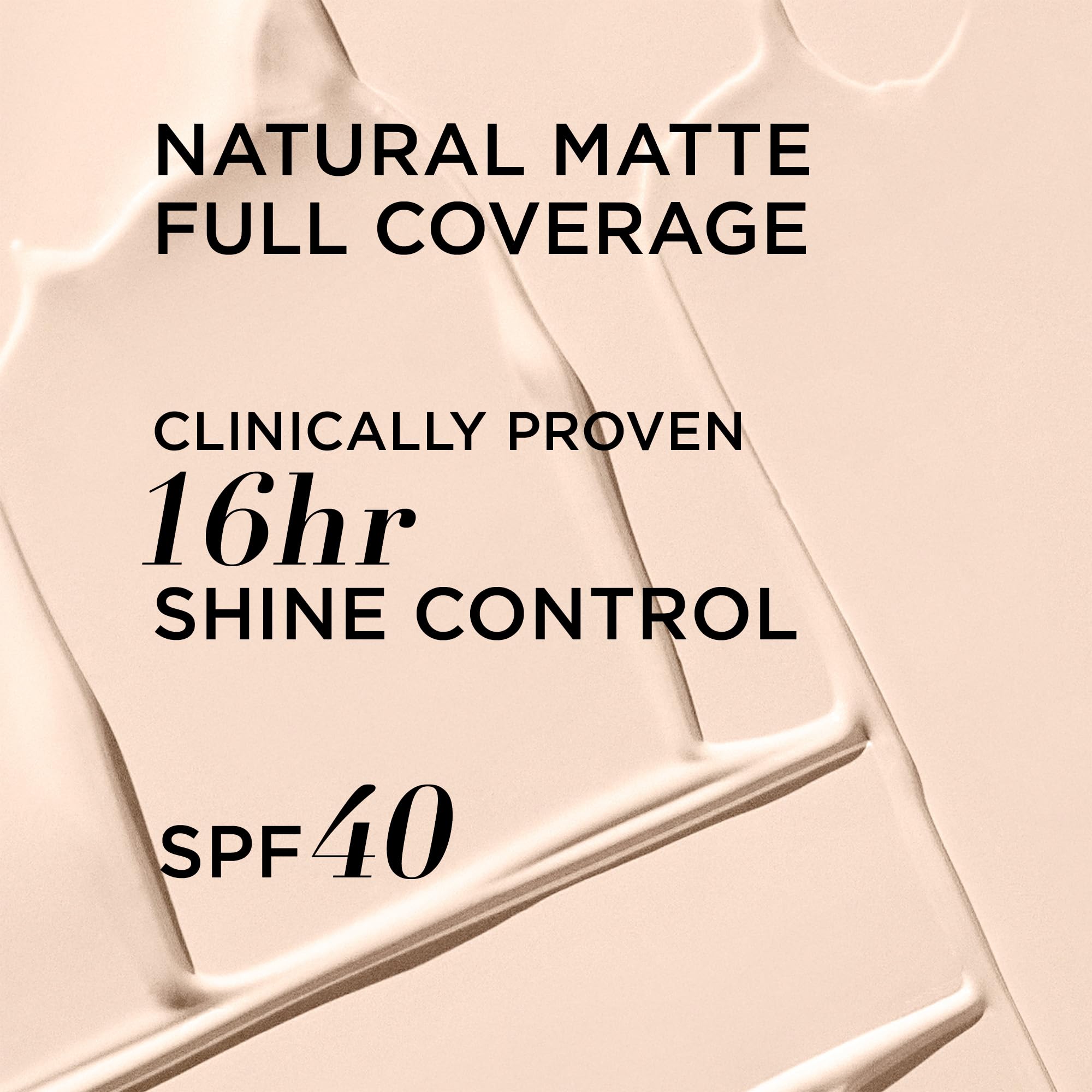 Swatch on skin showing color correction and pore-blurring from IT Cosmetics CC+ Natural Matte.