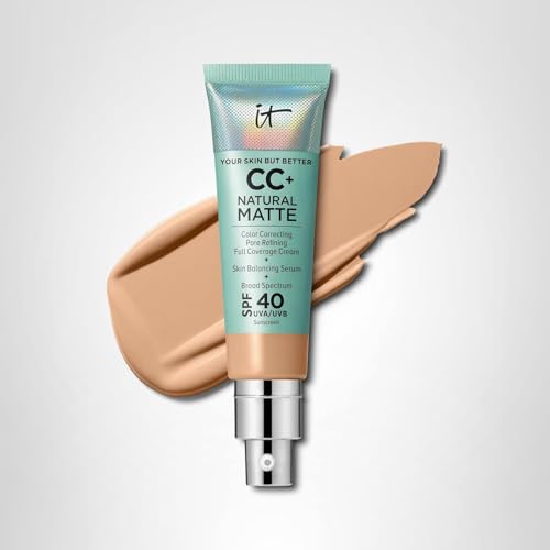Noncomedogenic IT Cosmetics CC+ Natural Matte suitable for oily and combination skin