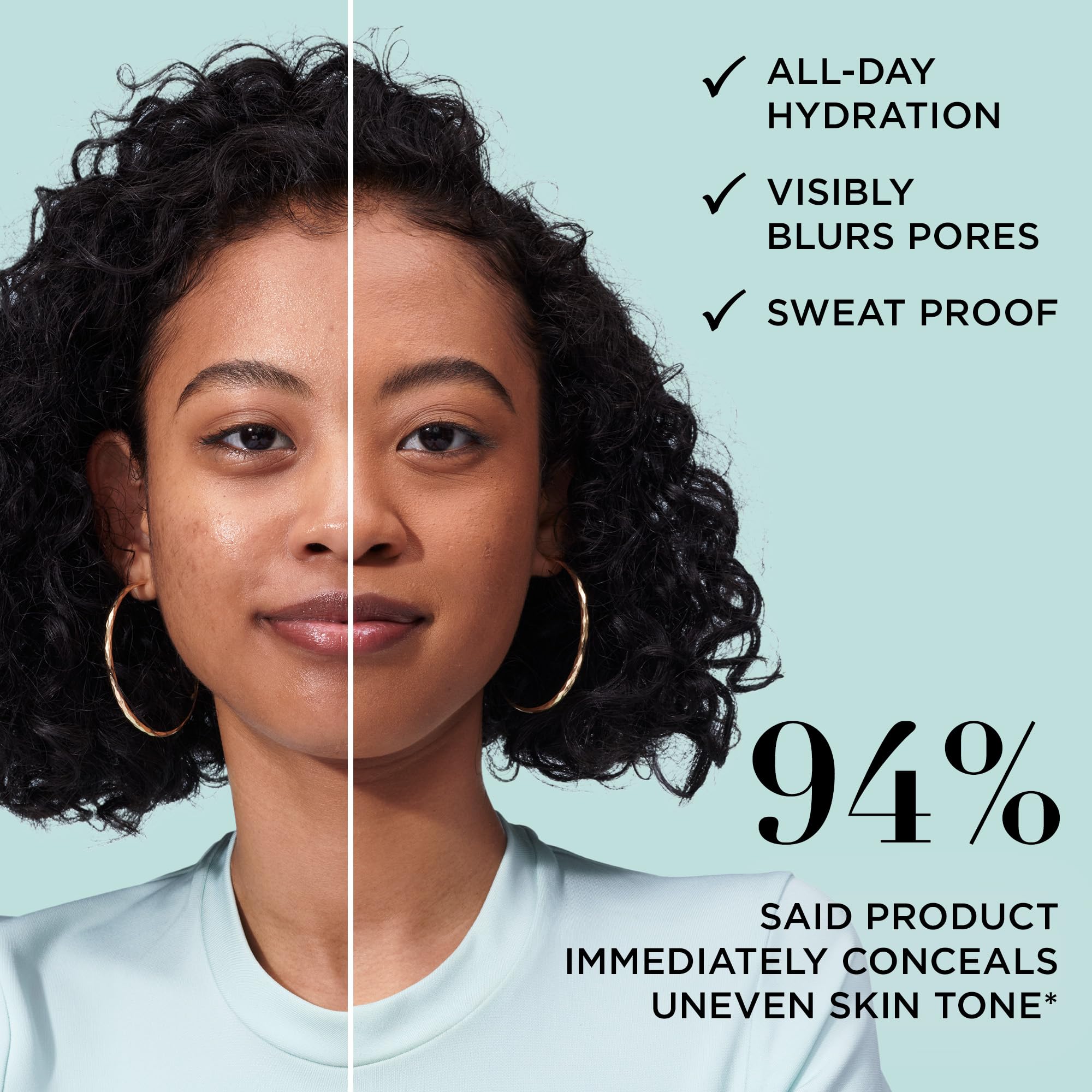 IT Cosmetics CC+ Natural Matte pump application shows easy, even layer for daily wear.