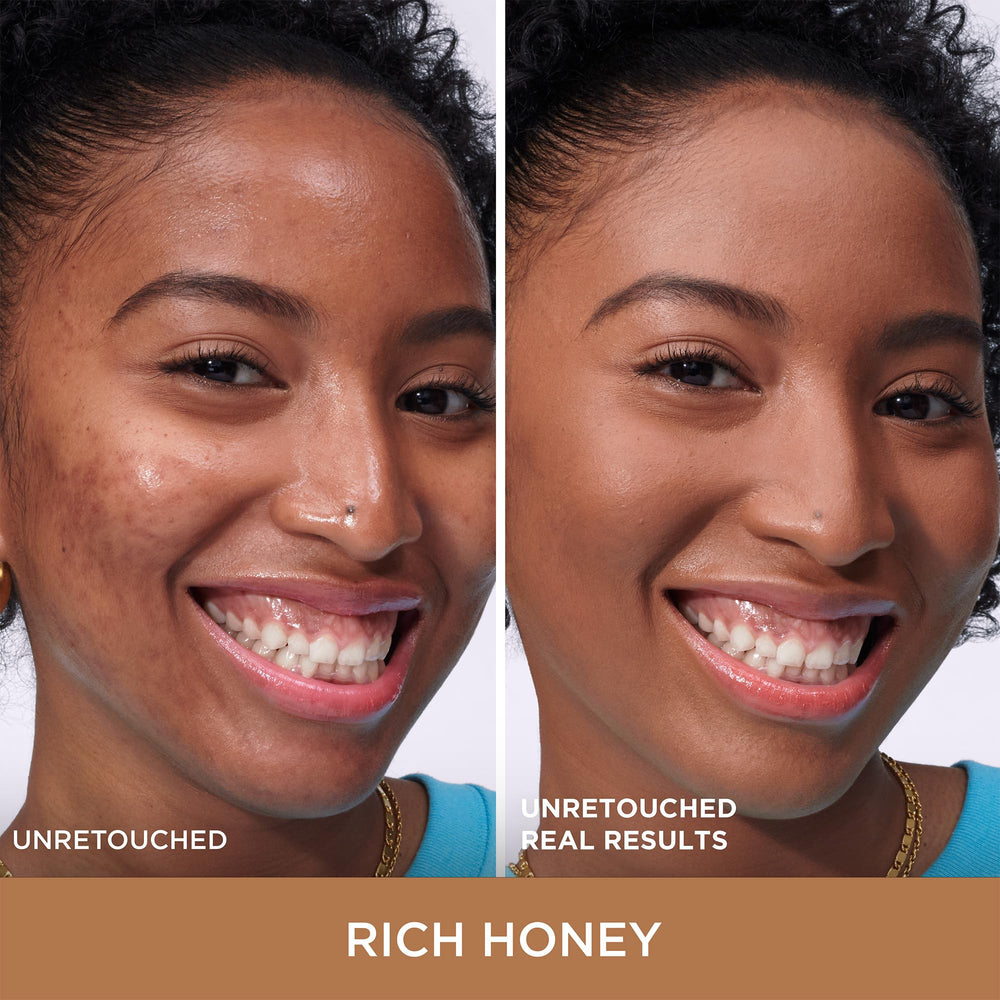 IT Cosmetics CC+ Natural Matte texture swatch highlights pore blurring