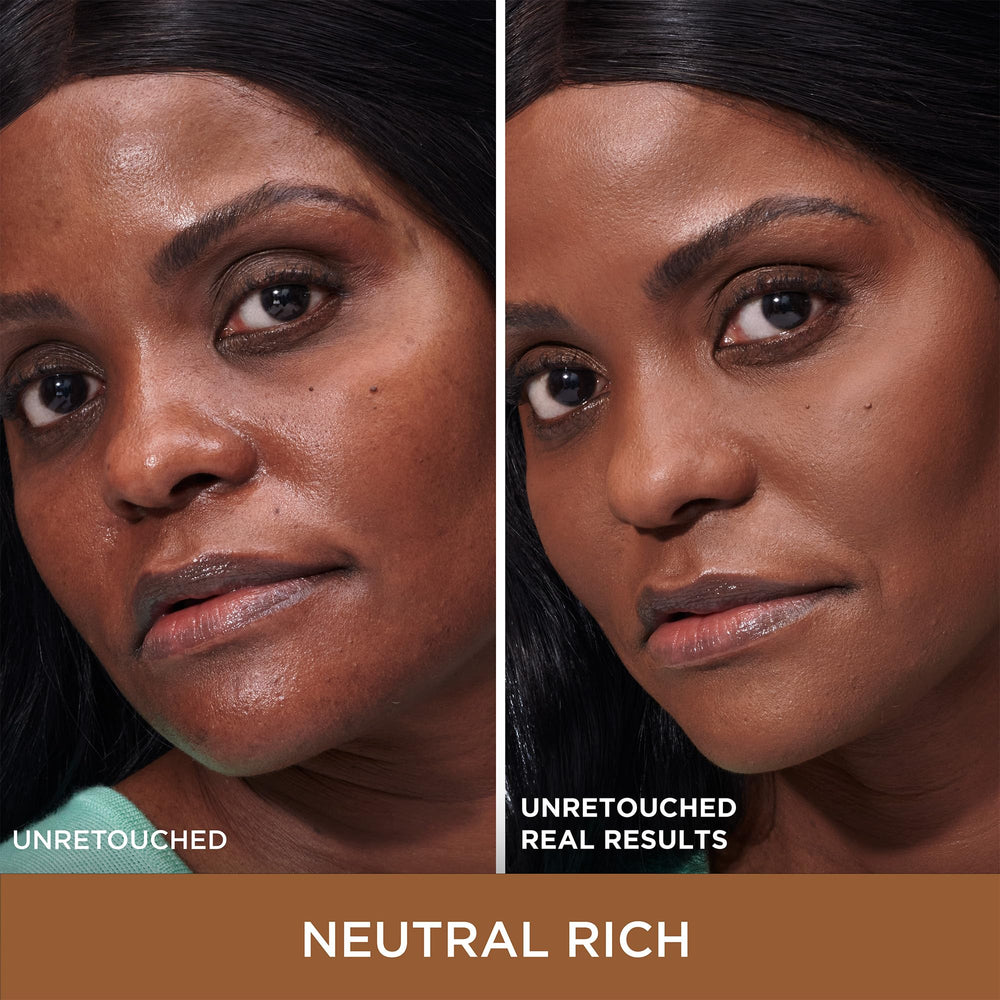 IT Cosmetics CC+ Natural Matte texture swirl shows seamless blend and pore minimization.