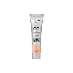 IT Cosmetics CC+ Cream Travel bottle pour showing easy dispensing and coverage.