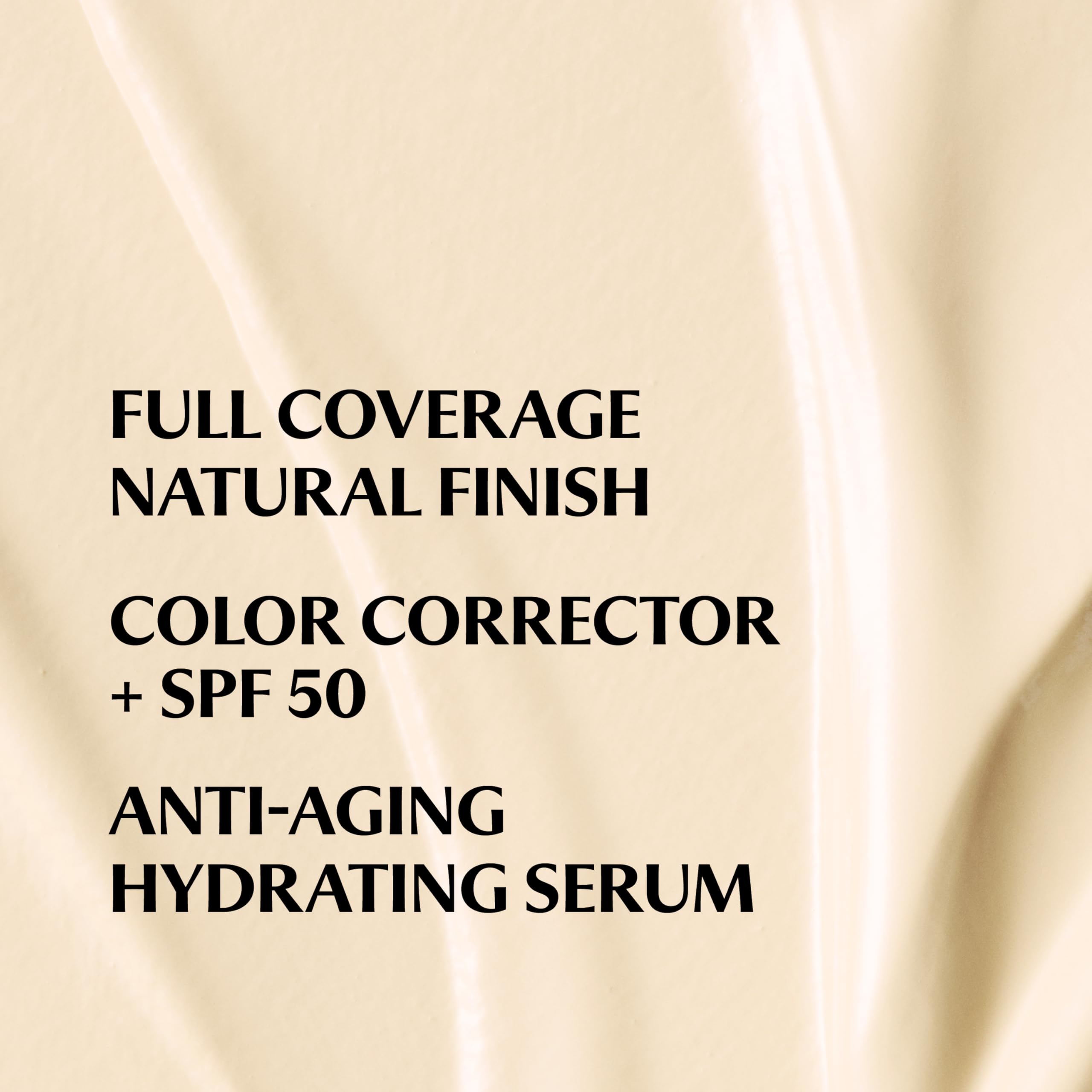 Swatches of IT Cosmetics CC+ Cream Travel Fair Warm on skin