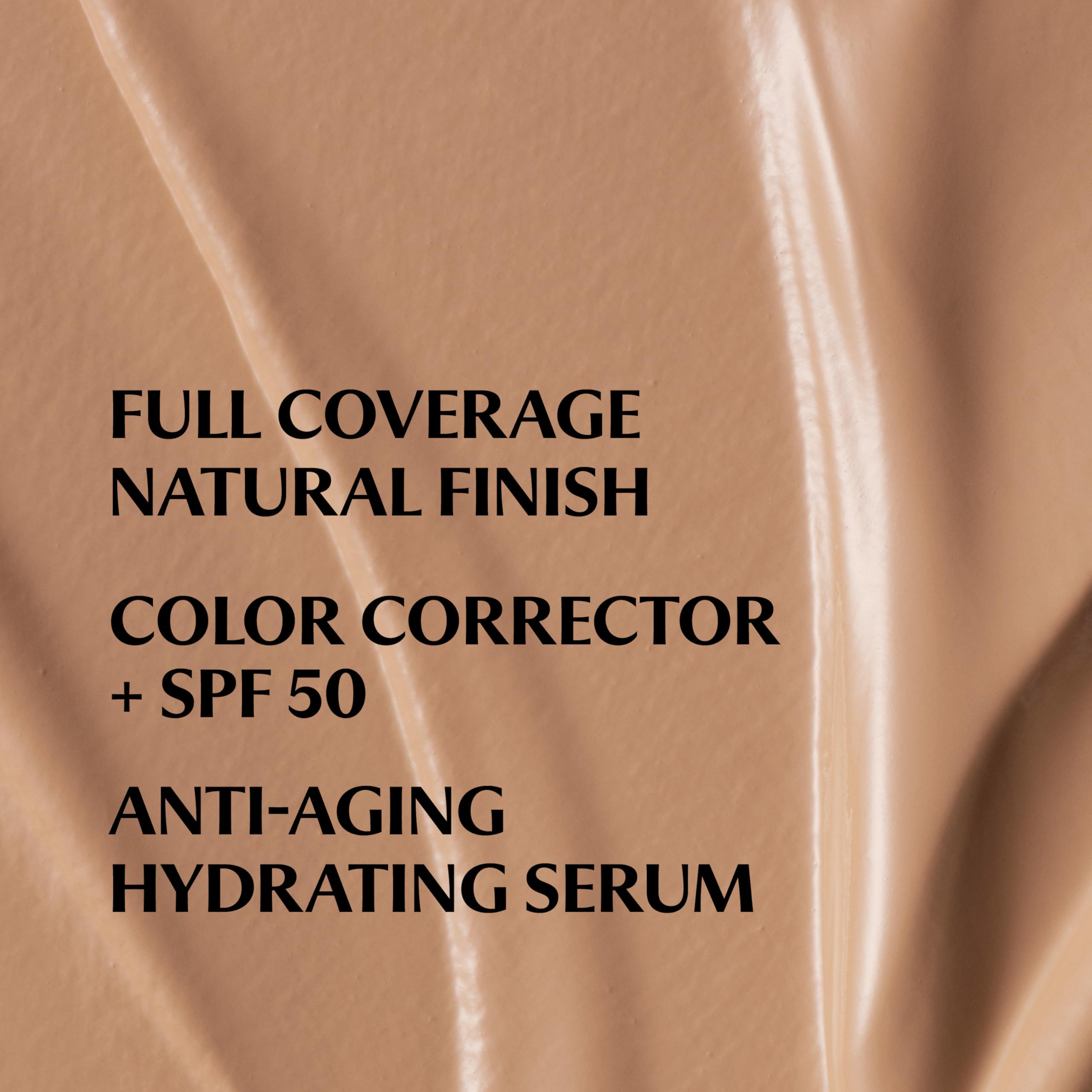 IT Cosmetics CC+ Cream Travel Tan Rich texture close-up shows creamy, blendable formula.