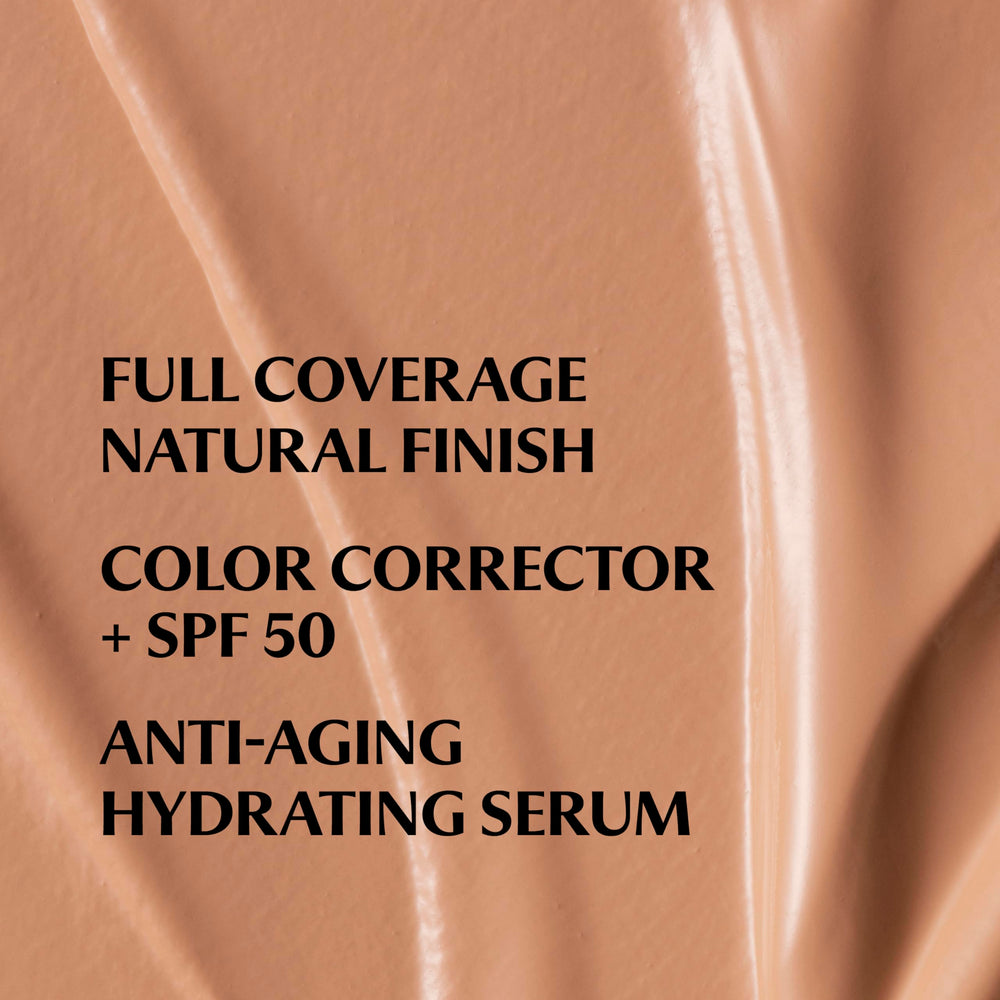 IT Cosmetics CC+ Cream Travel Tan Rich texture close-up shows creamy, blendable formula.
