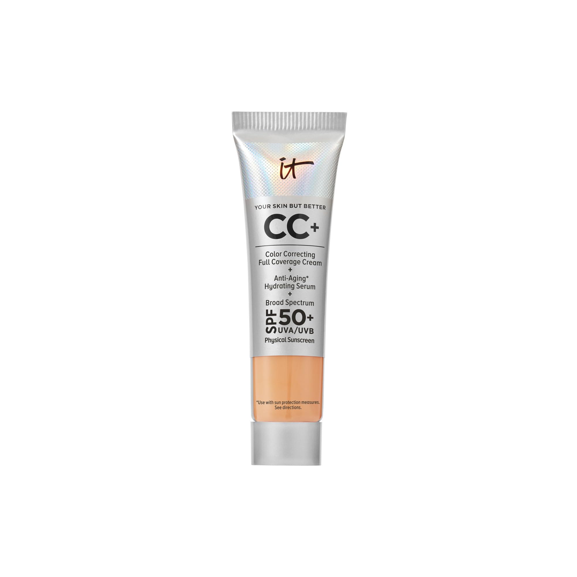 IT Cosmetics CC+ Travel bottle with SPF 50+ and full coverage