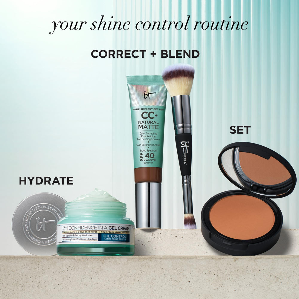 Product on a hand shows long-wear potential and matte look throughout the day.
