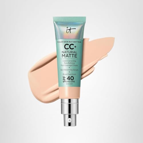IT Cosmetics CC+ Natural Matte packaging box with shade name and benefits
