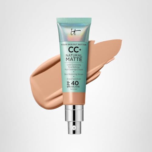IT Cosmetics CC+ Natural Matte hydration-hyaluronic-acid note highlights moisture retention