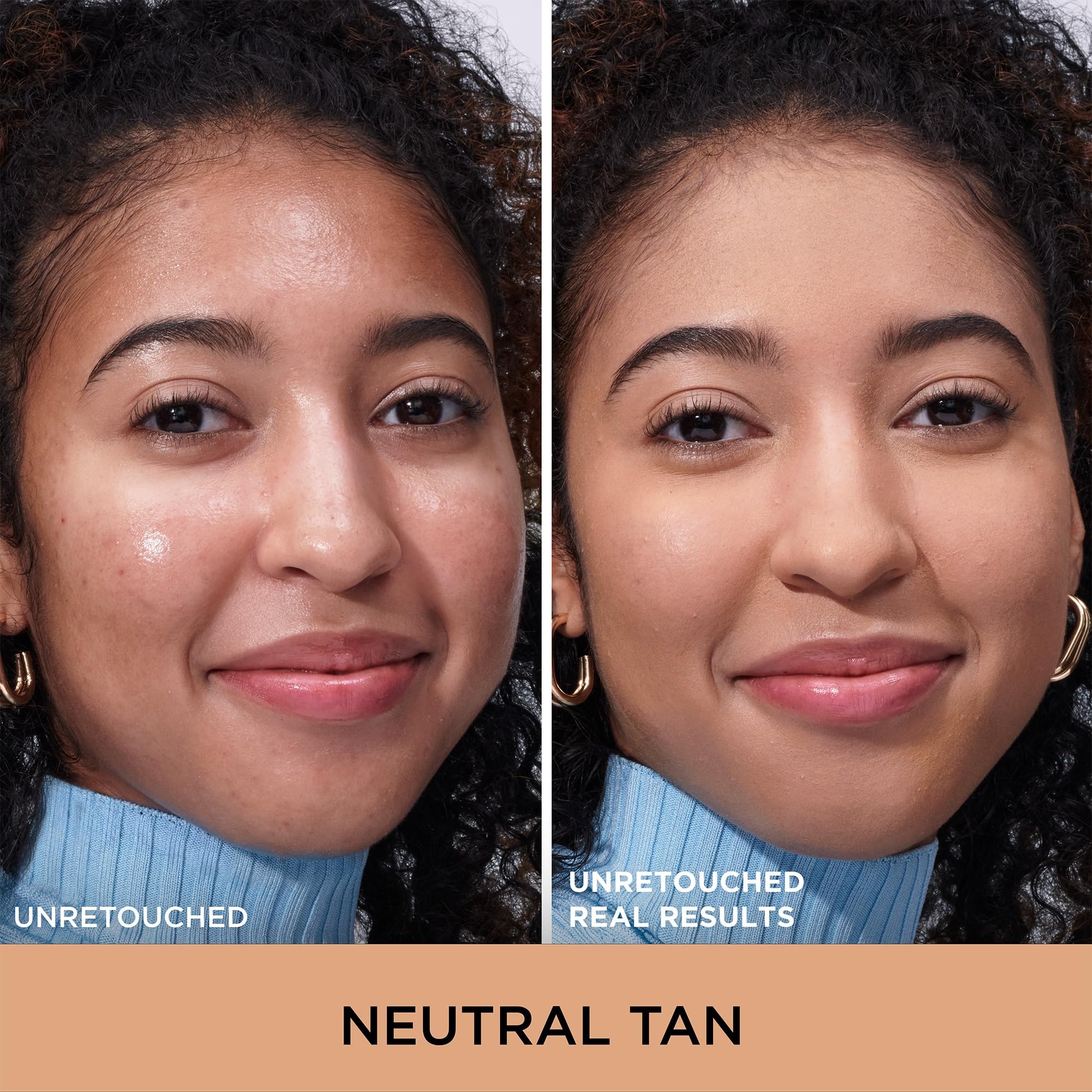 Swatch of IT Cosmetics CC+ Natural Matte showing pore-blurring finish.