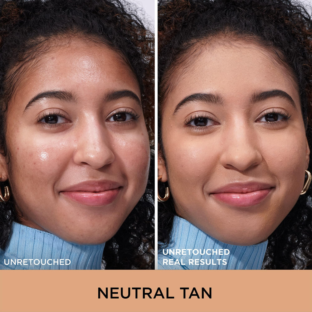 Swatch of IT Cosmetics CC+ Natural Matte showing pore-blurring finish.