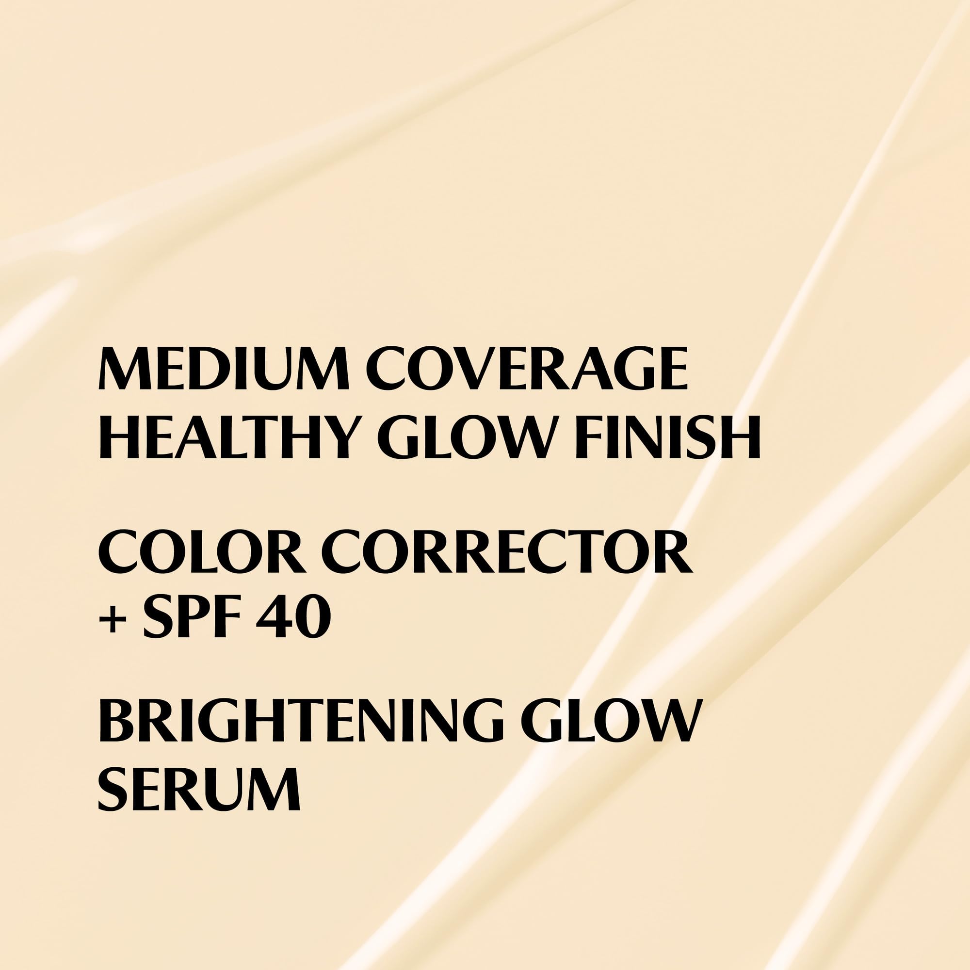 Nude Glow finish on skin with a soft, luminous look