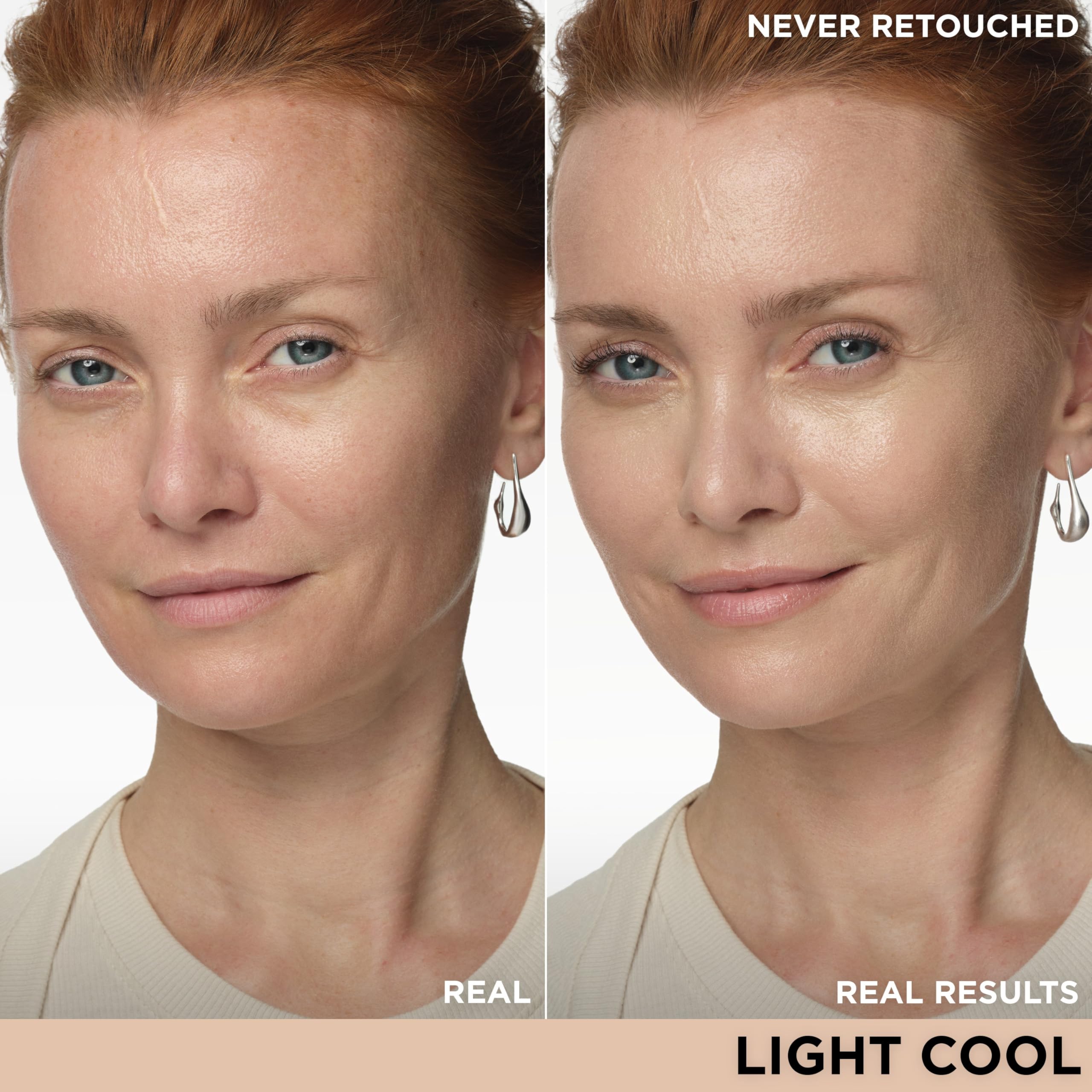 Close-up swatch of IT Cosmetics Nude Glow showing silky texture and brightness