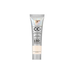 IT Cosmetics CC+ Cream Travel Fair Porcelain bottle with pump for easy, precise application.