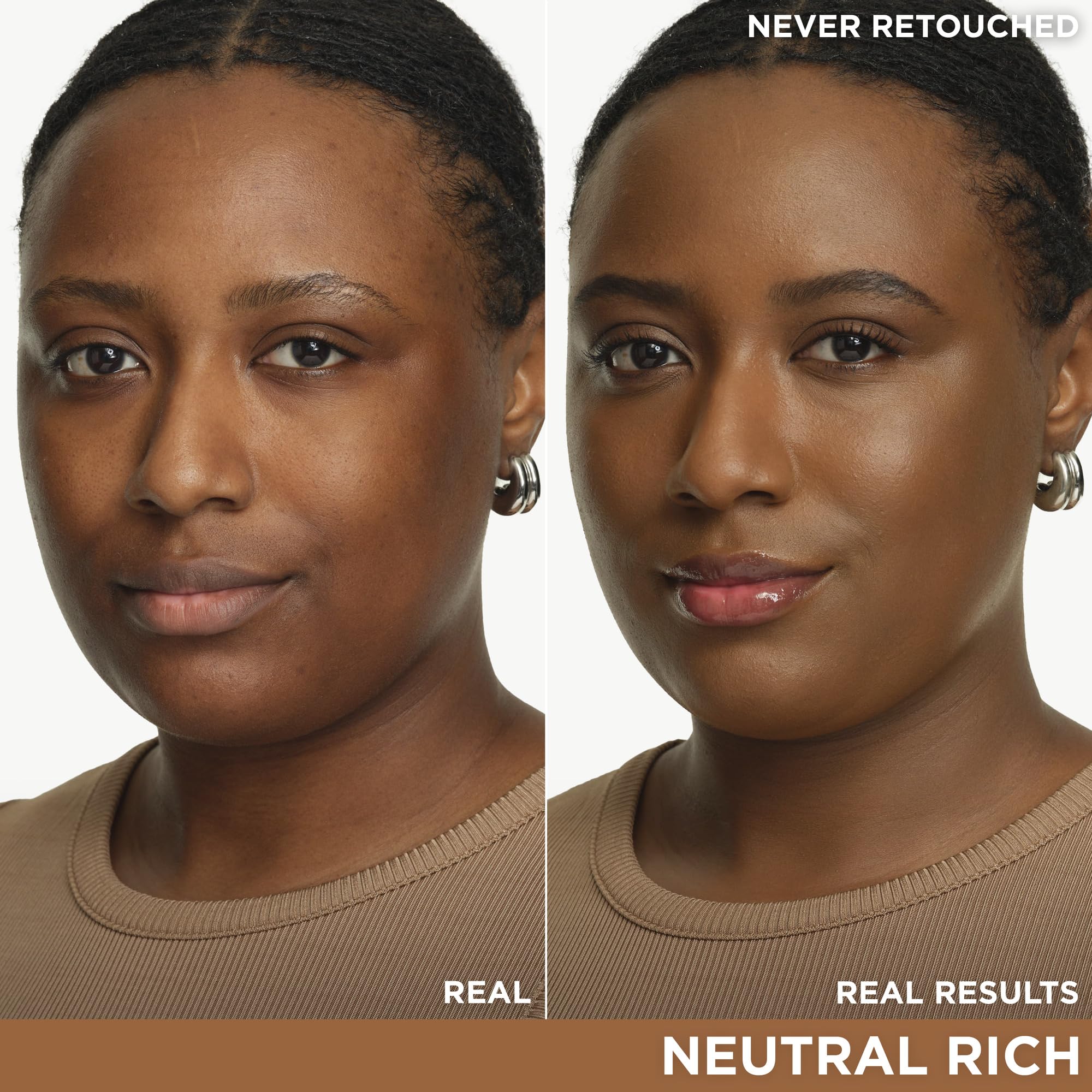 IT Cosmetics CC+ Cream Travel SPF 50 swatch shows natural coverage without white cast.