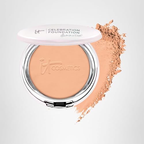 Anti-aging-inspired formula with collagen and peptides in IT Cosmetics Celebration Foundation Illumination Tan