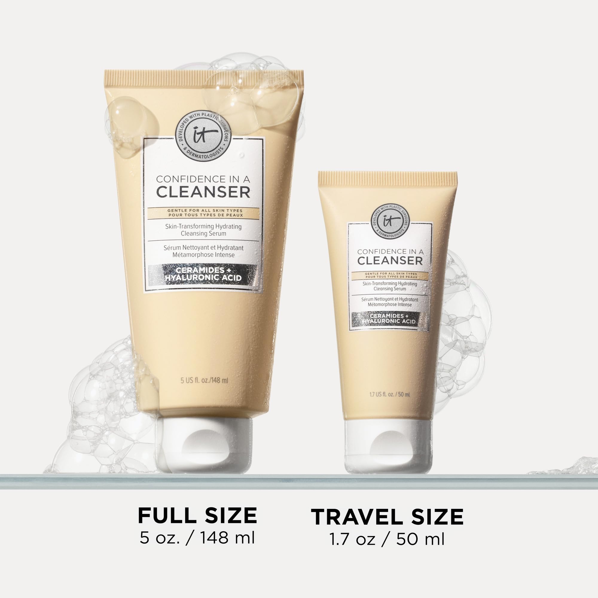IT Cosmetics Confidence in a Cleanser sensitive skin friendly usage