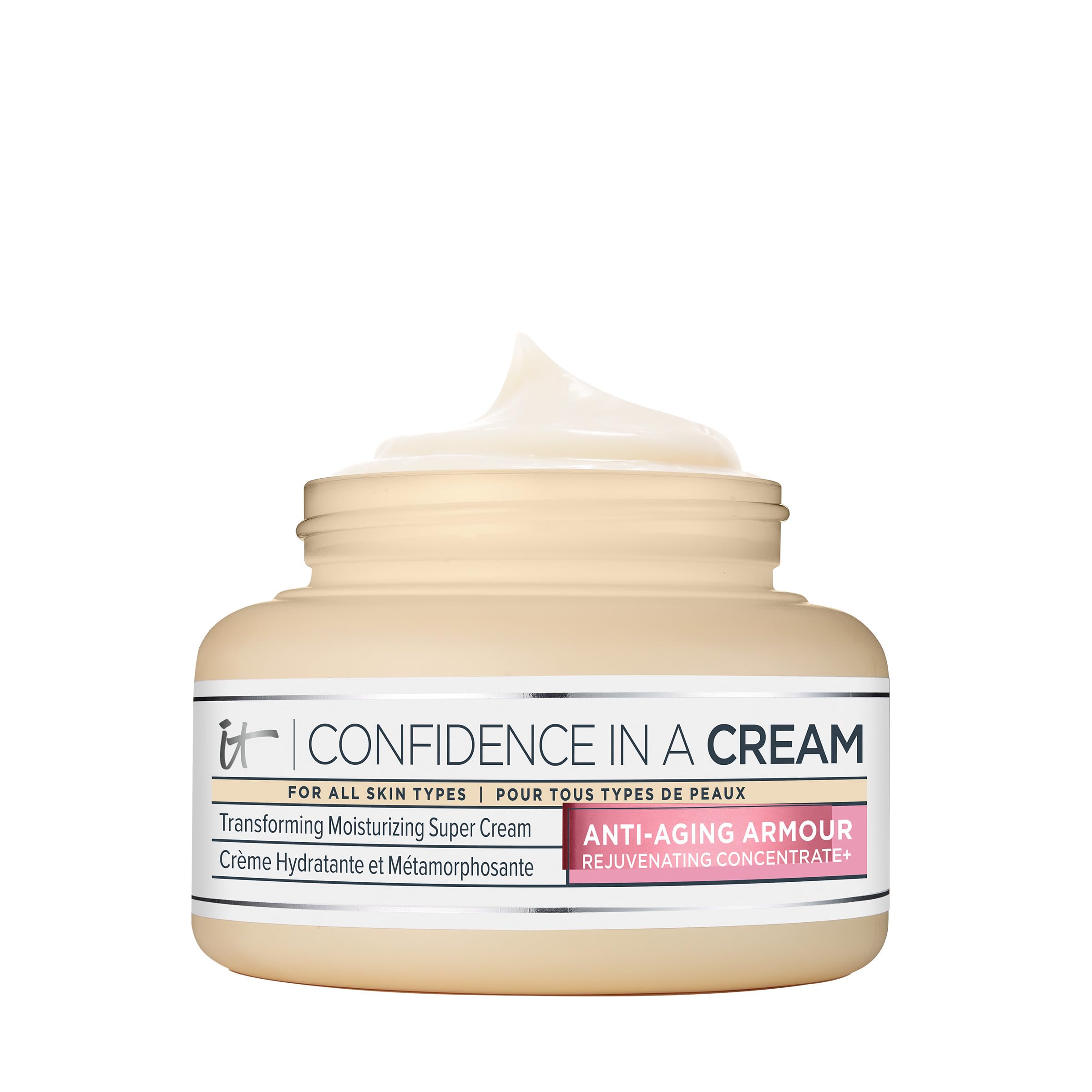 IT Cosmetics Confidence in a Cream Jumbo packaging highlighting premium hydration and barrier support