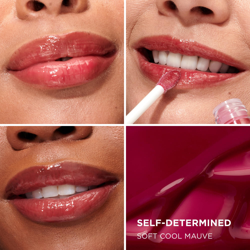 IT Cosmetics Confidence in a Serum Lip Gloss petal applicator delivers smooth, even coverage