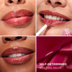 IT Cosmetics Confidence in a Serum Lip Gloss petal applicator delivers smooth, even coverage