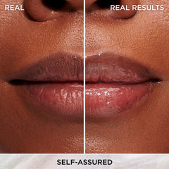 IT Cosmetics Confidence in a Serum Lip Gloss Self-Determined mauve lip swatch with luminous shine