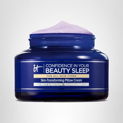 IT Cosmetics Confidence in Your Beauty Sleep bedside shot suggests nightly usage.