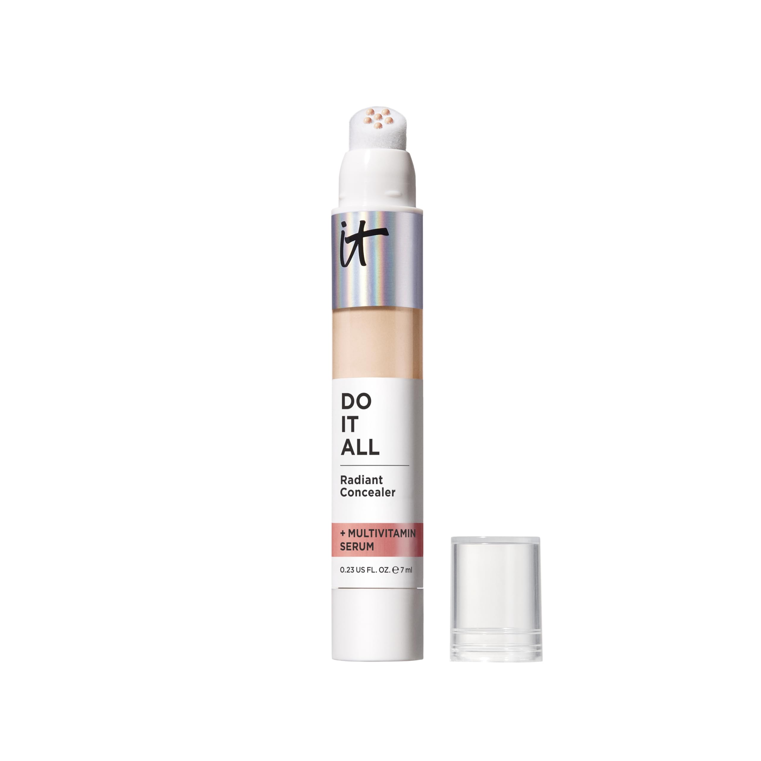 IT Cosmetics Do It All Radiant Concealer bottle with silky texture for quick spot concealing.
