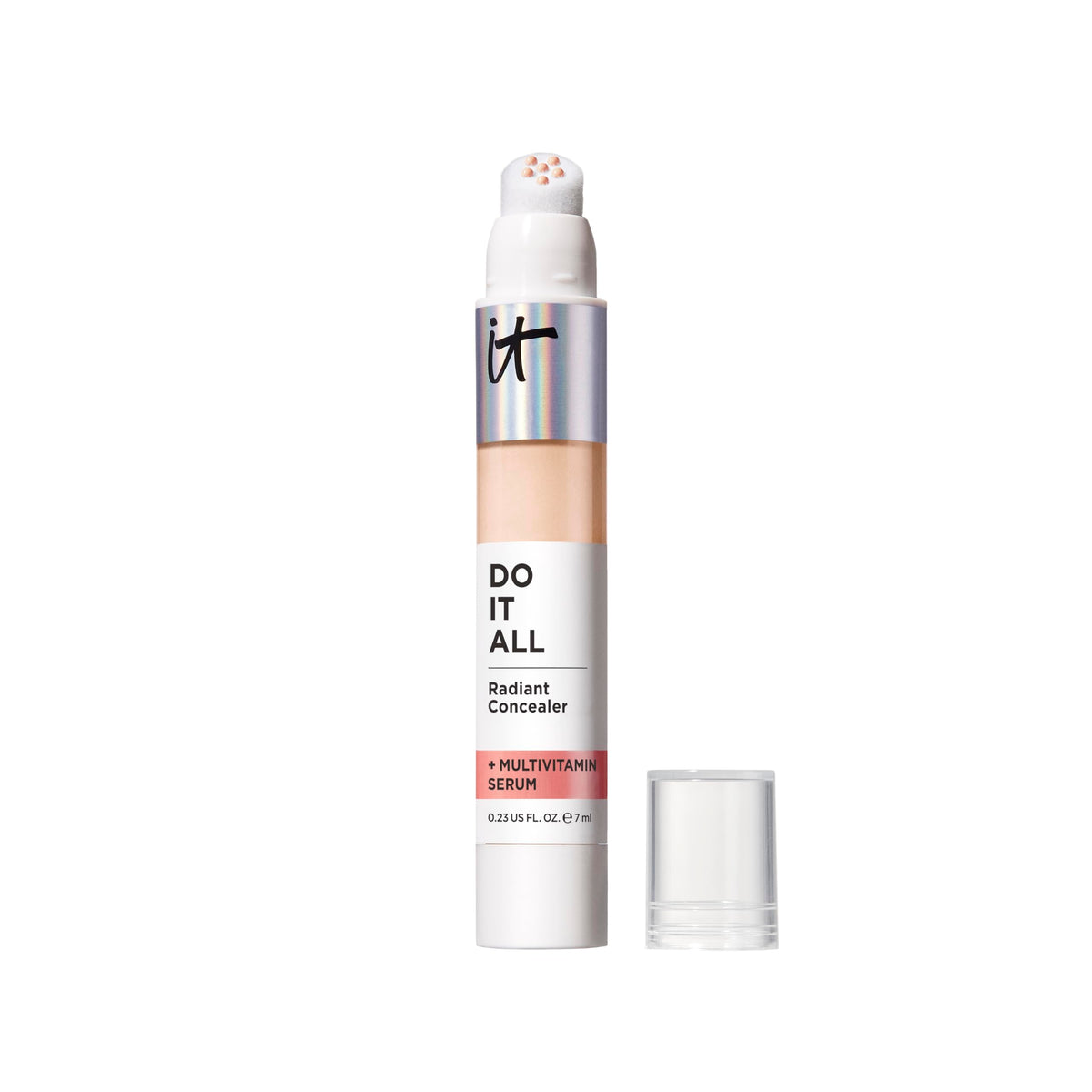 IT Cosmetics Do It All Radiant Concealer bottle with silky texture for quick spot concealing.