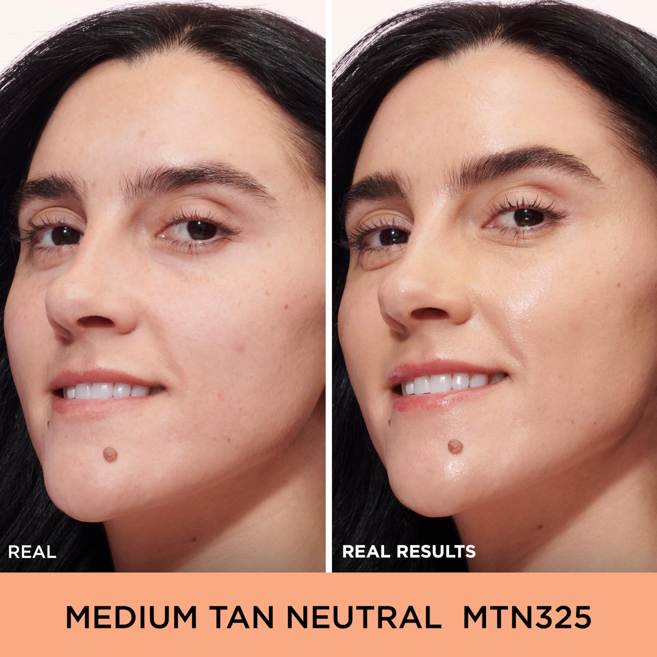 IT Cosmetics Do It All Radiant Concealer swatch on skin shows medium coverage.
