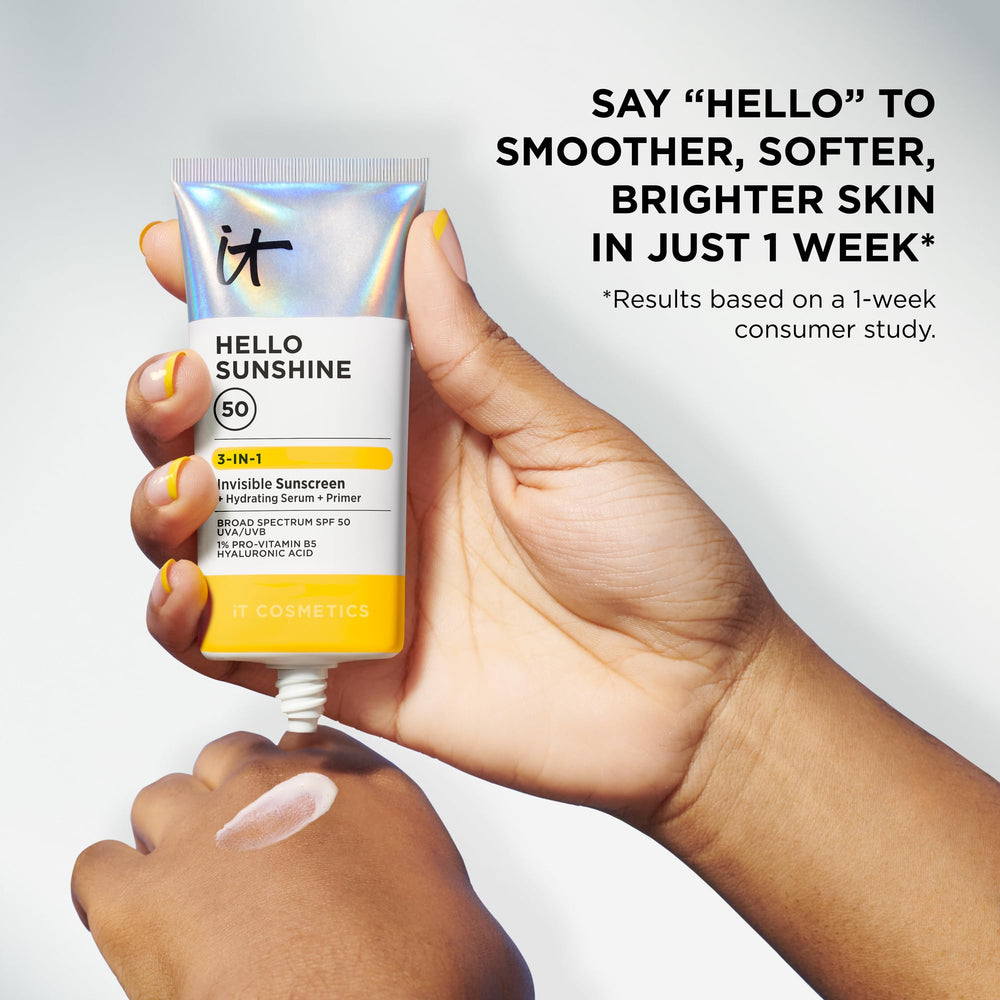 IT Cosmetics Hello Sunshine lightweight, breathable sunscreen makeup hybrid