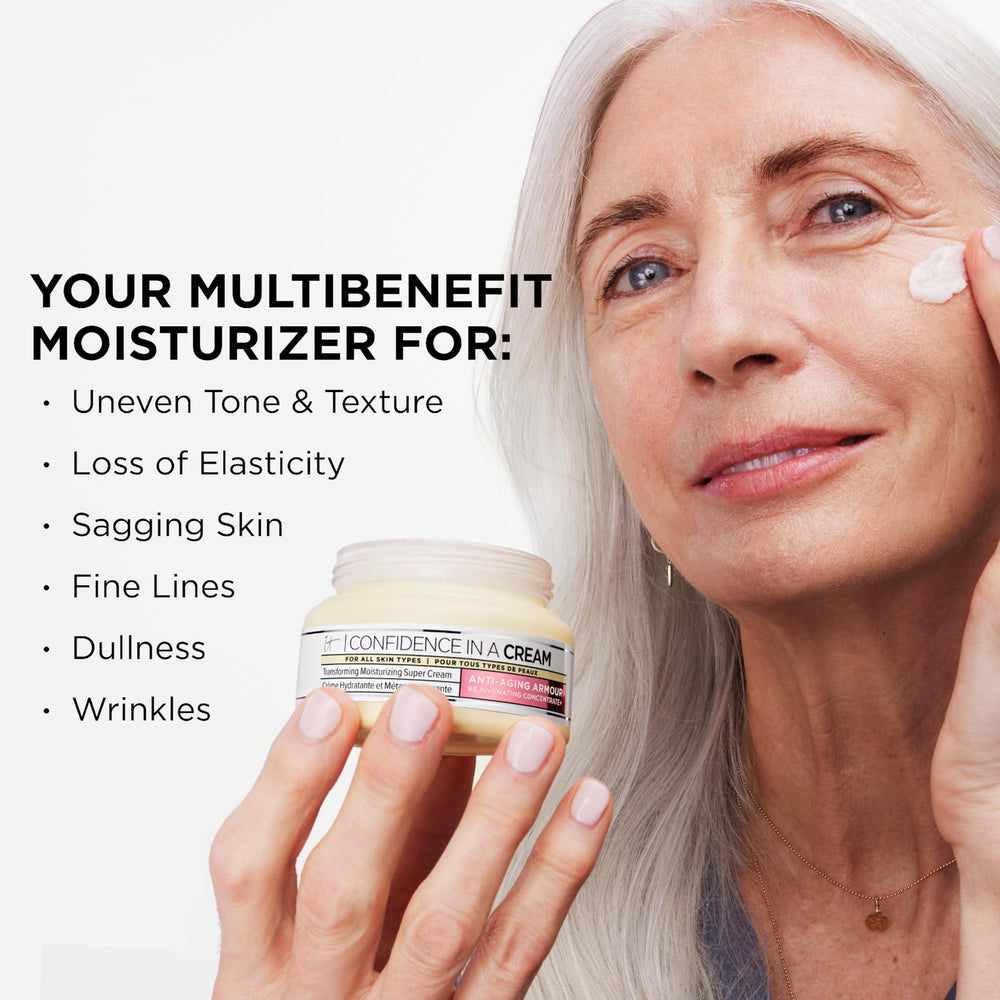 Niacinamide and peptide-lipid complex in IT Cosmetics Confidence in a Cream Jumbo
