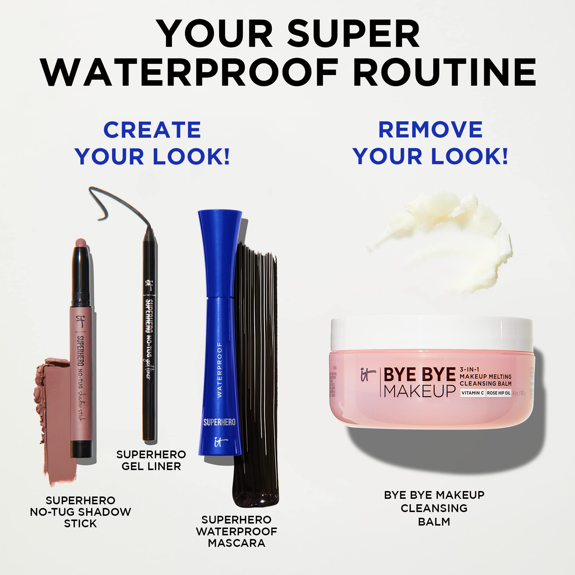 Arm swatch demonstrates smooth, buildable mascara coverage.