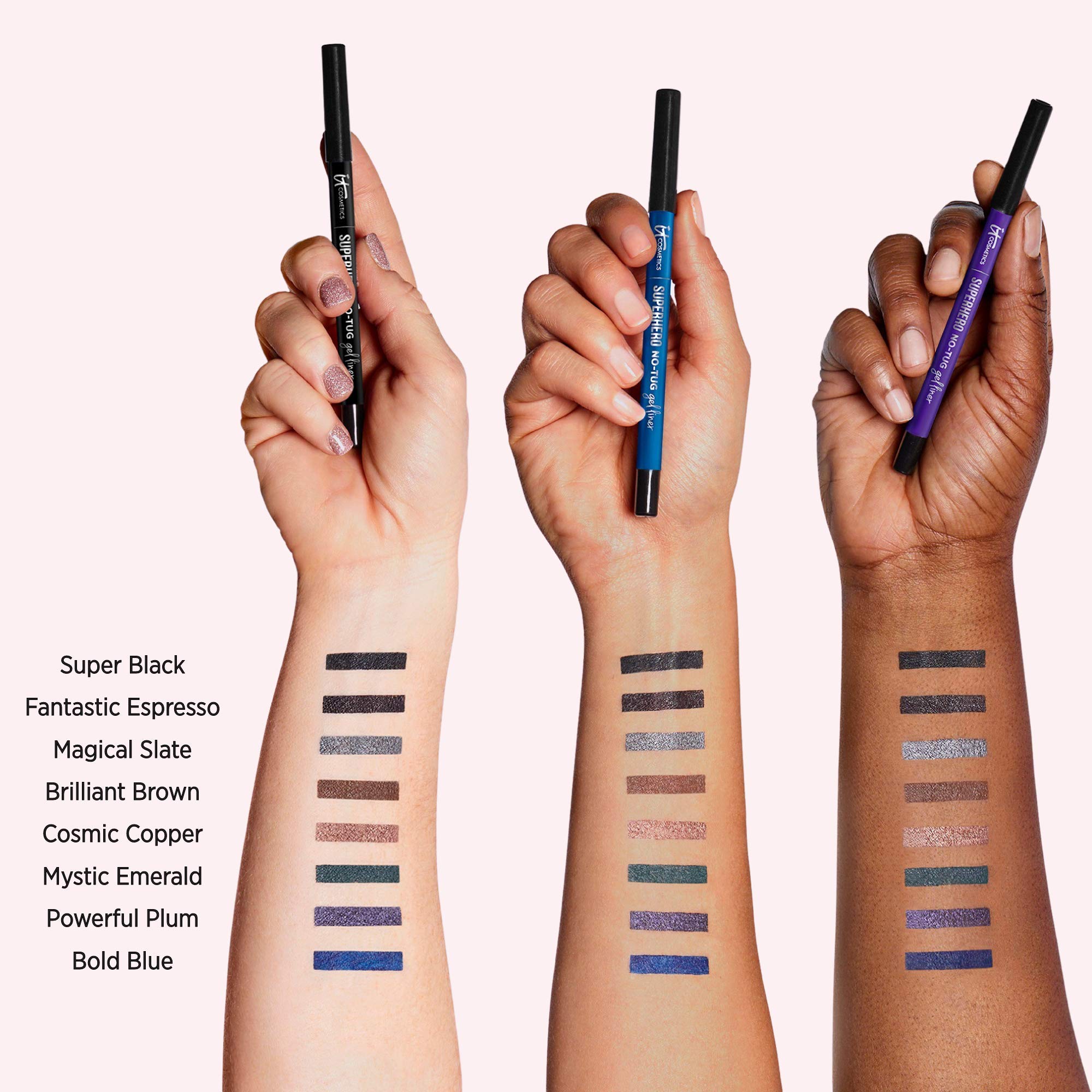 IT Cosmetics Superhero No-Tug Gel Eyeliner cat-eye application idea with precise line