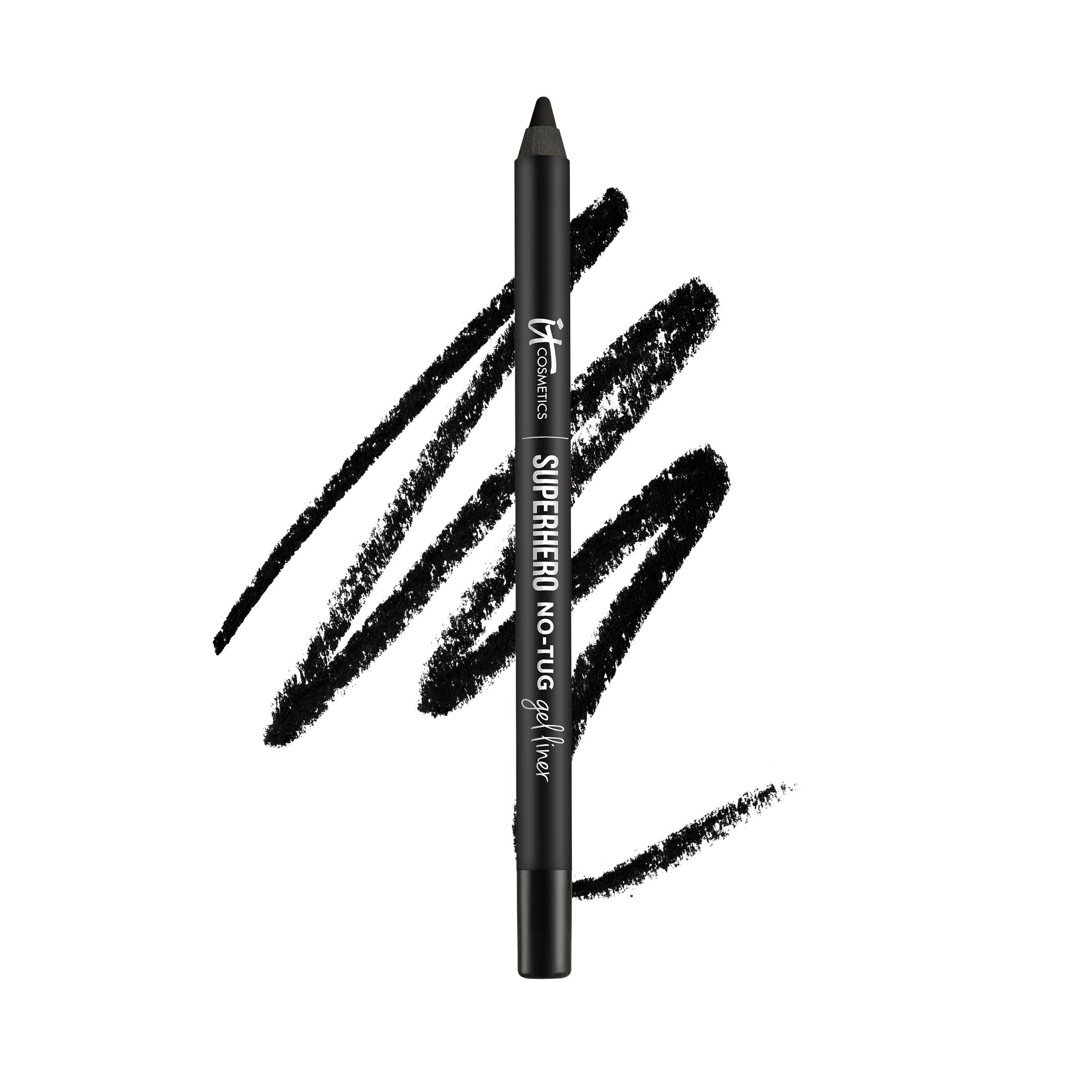 IT Cosmetics Superhero No-Tug Gel Eyeliner pencil tip closeup with creamy pigment