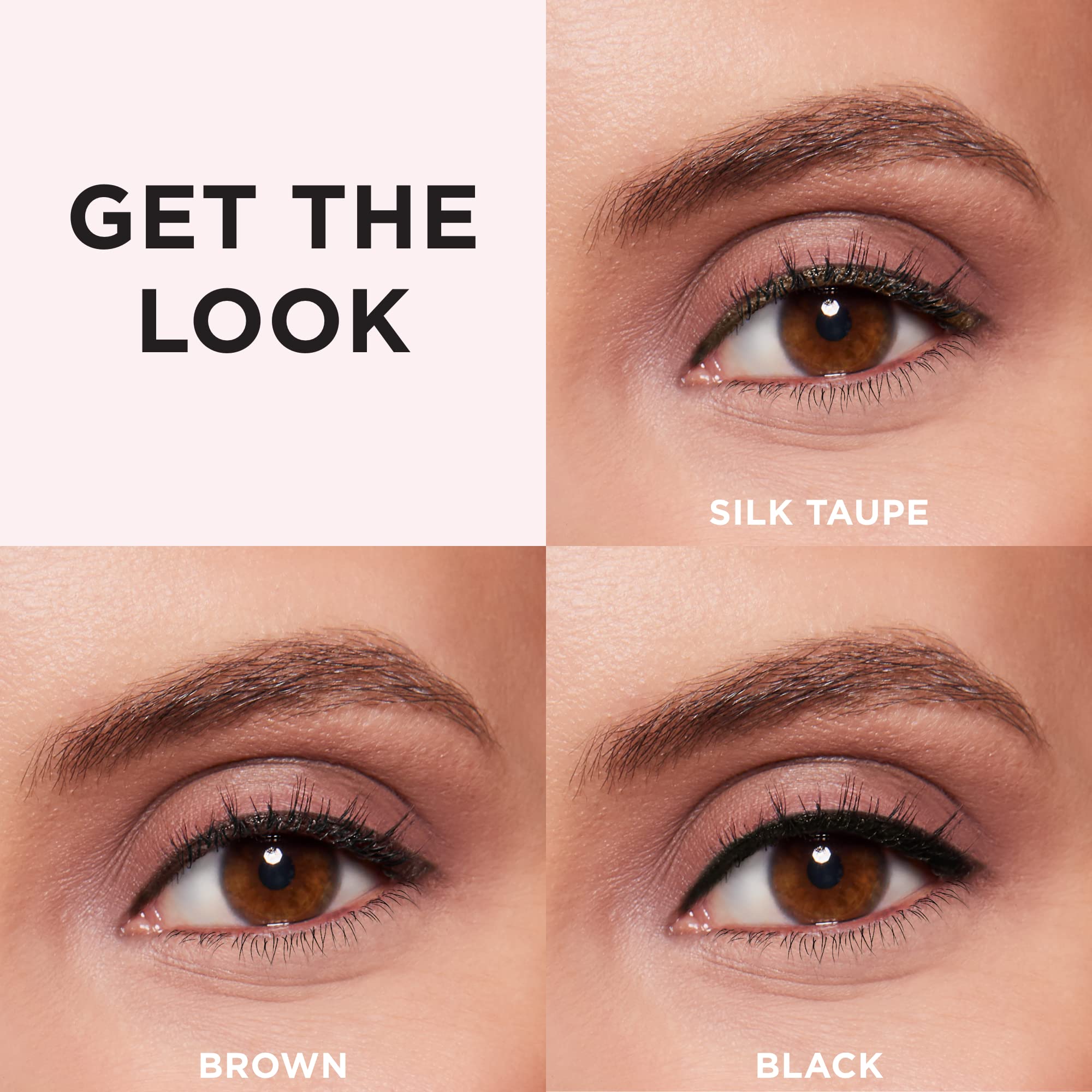 IT Cosmetics Superhero No-Tug eyeliner close-up shows smooth glide for precise lining.