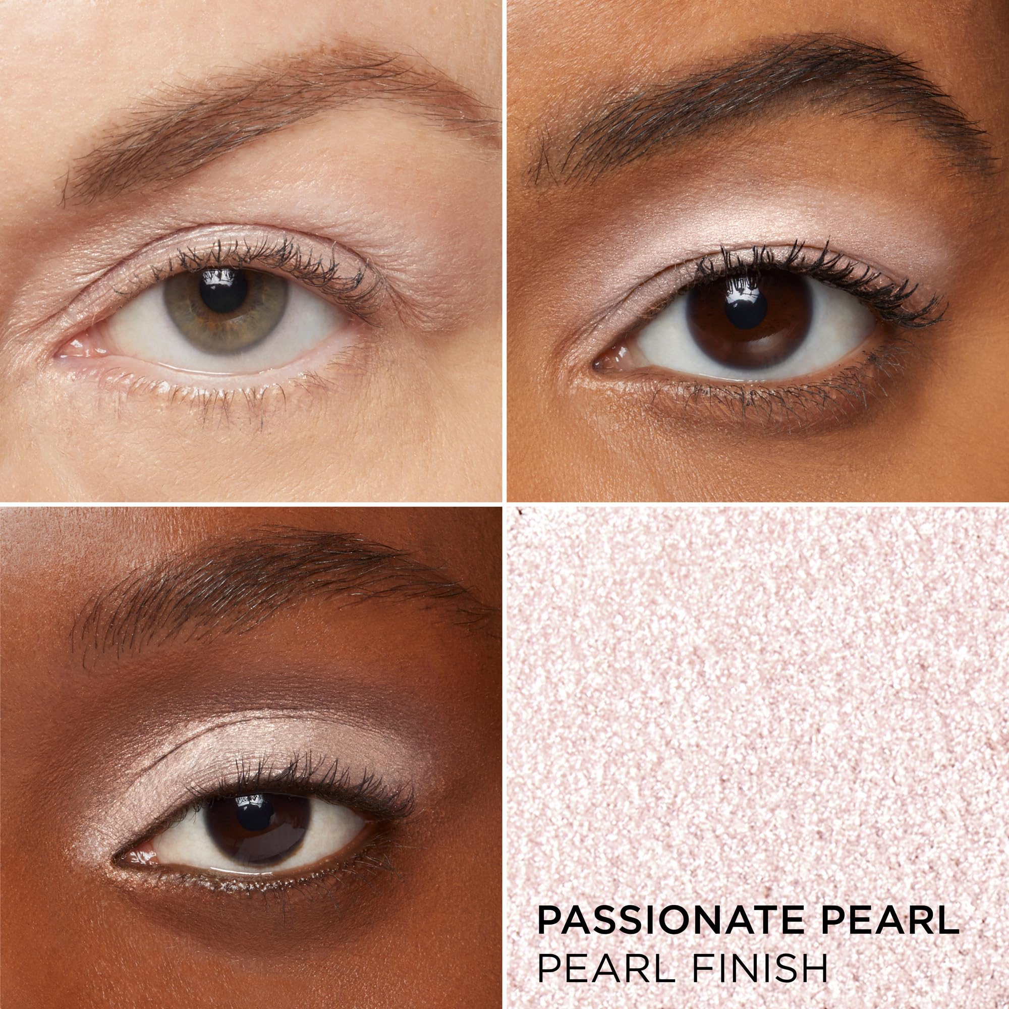 IT Cosmetics Superhero No-Tug Shadow Stick Ivory Pearl swatch highlights versatile natural sheen.