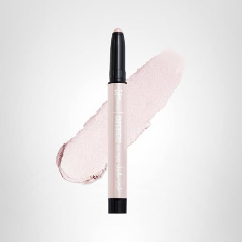 IT Cosmetics Superhero No-Tug Shadow Stick layered, vibrant eye artistry.