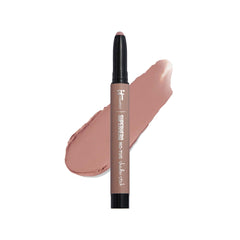 IT Cosmetics Superhero No-Tug waterproof shadow stick applying smoothly for crease-free color