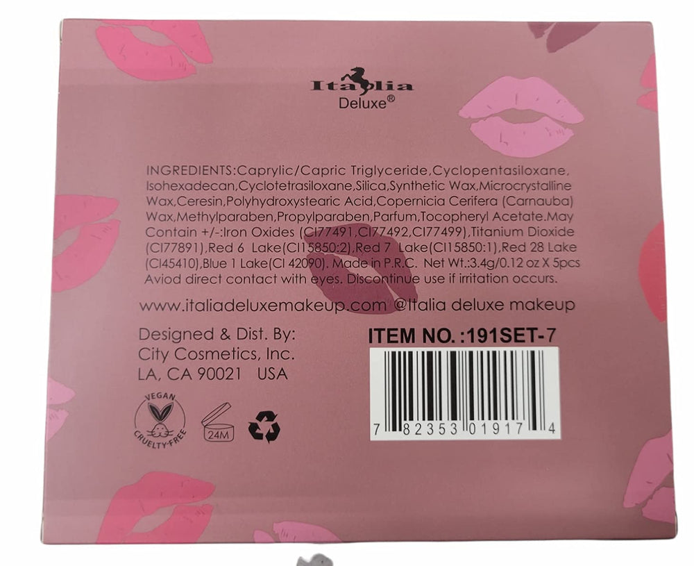 Italia Deluxe Baddie Babe mousse lipstick swatches show velvety, long-lasting color options.