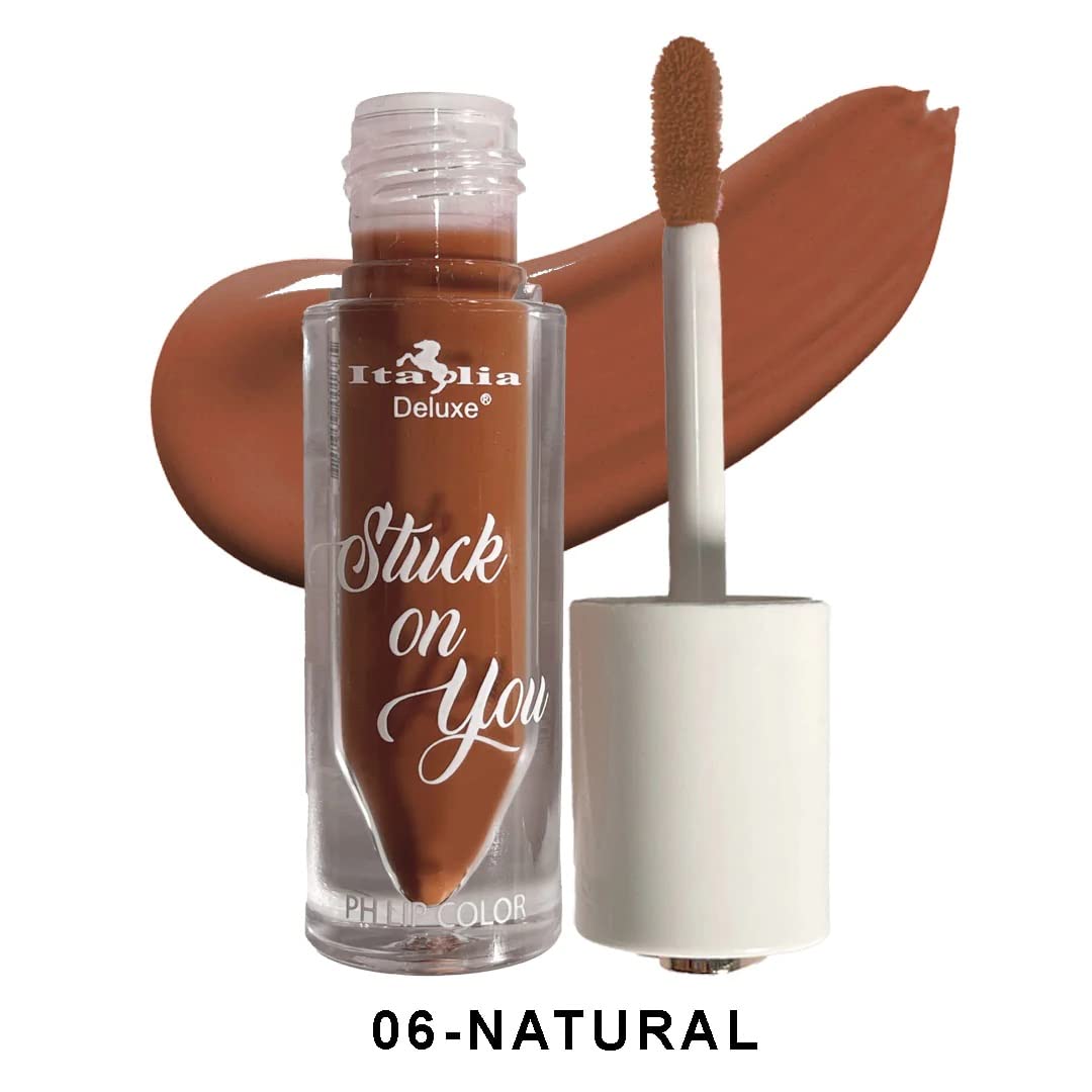 Italia Deluxe Stuck On You lip color 6-set color palette for versatile everyday looks.