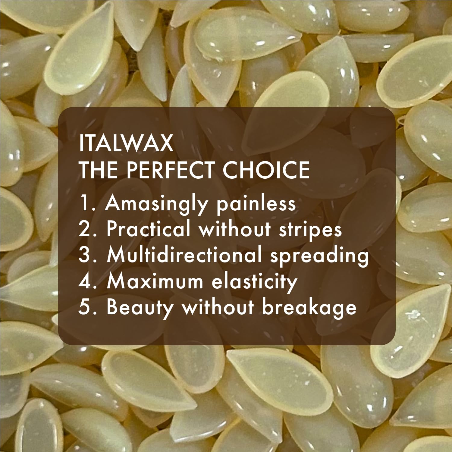 Italwax bikini area wax for precise, comfortable bikini-line removal.