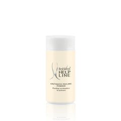 Italwax Help Line peeling powder bottle for pre-wax skin prep