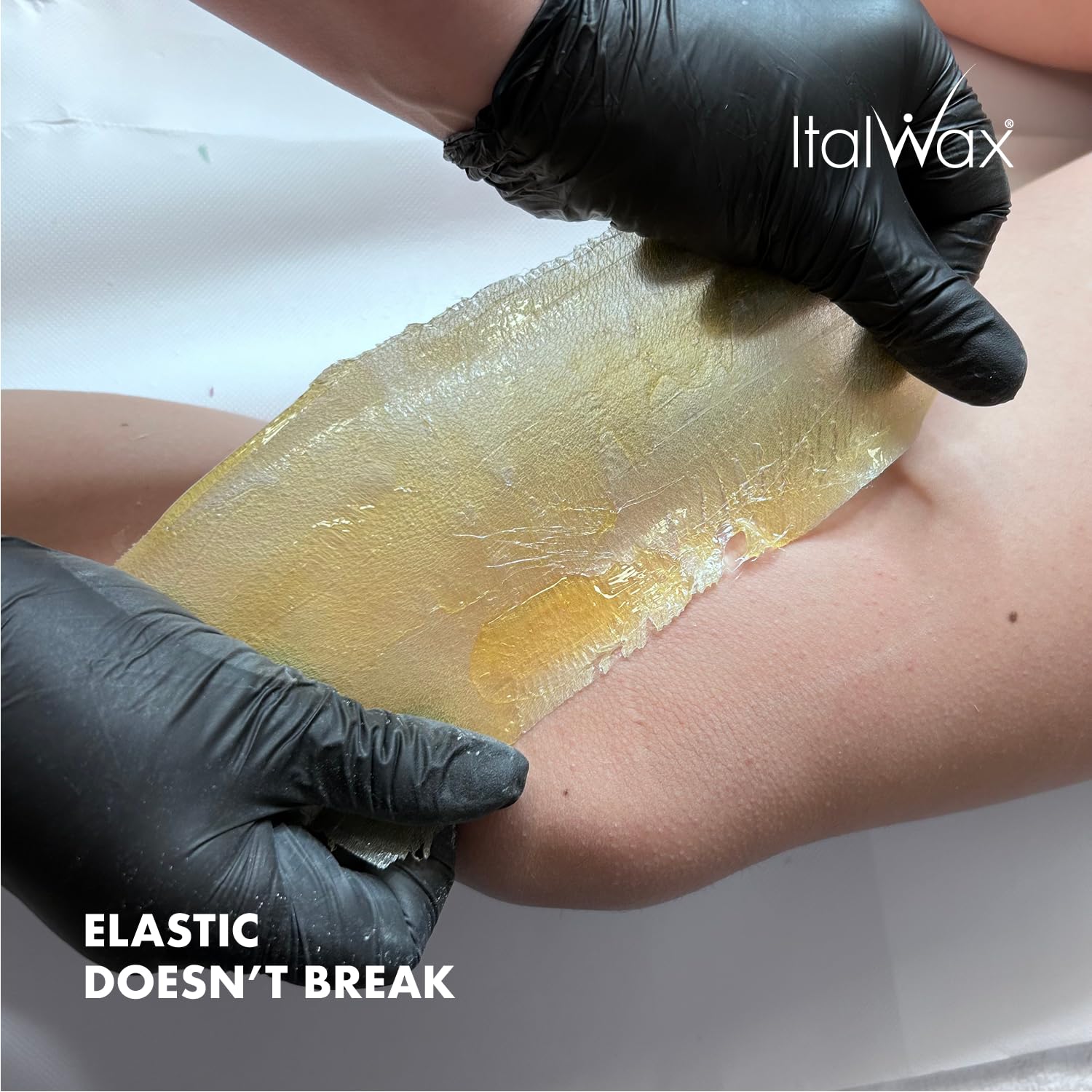 Italwax natural beads offering long-lasting smoothness after waxing.