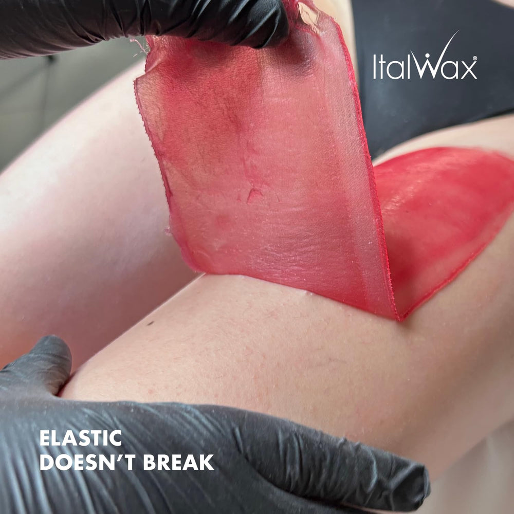 Professional spa setup using Italwax Rose wax beads.