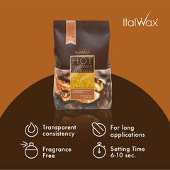Italwax unscented formulation ideal for sensitive skin and comfort