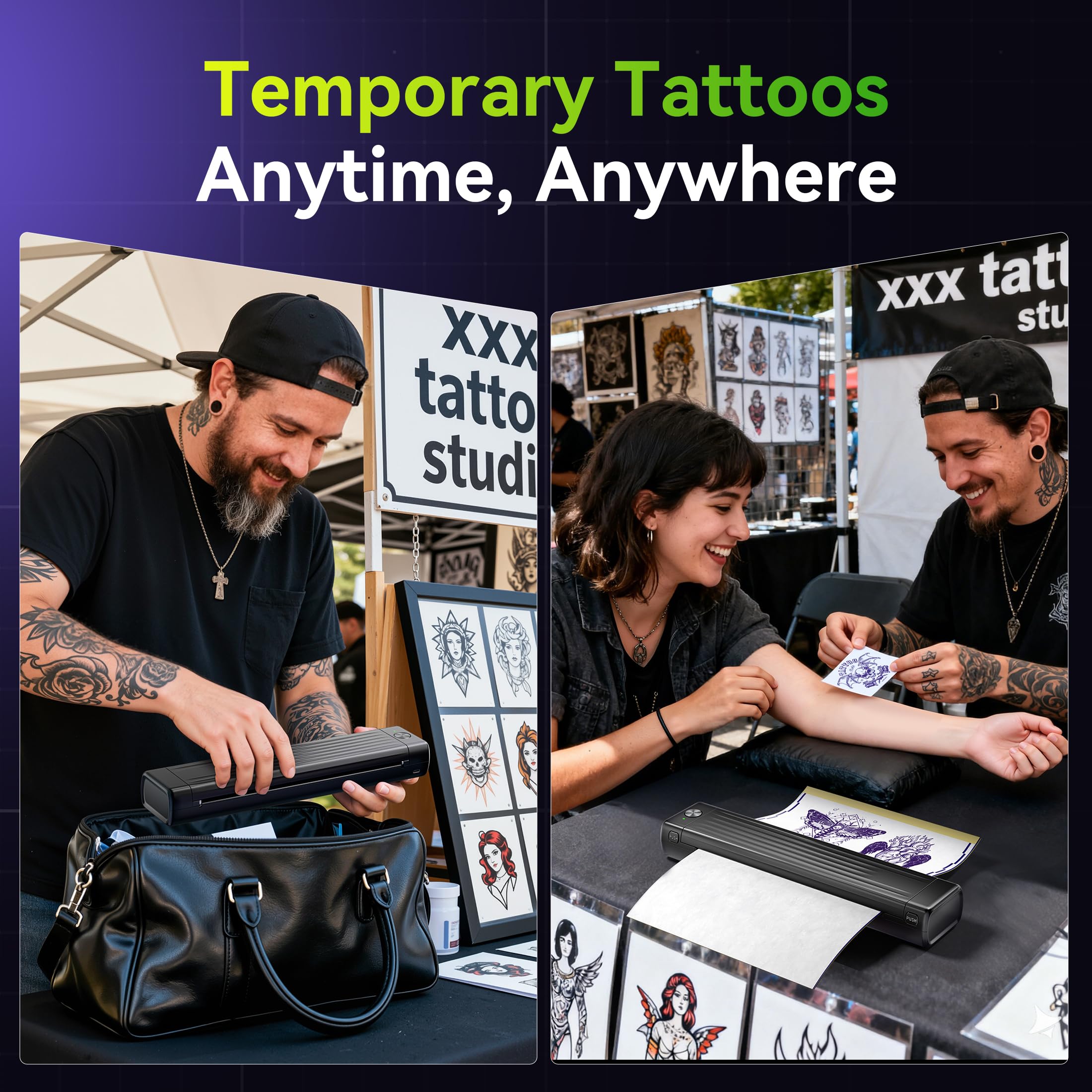 Itari portable tattoo printer ideal for travel and events